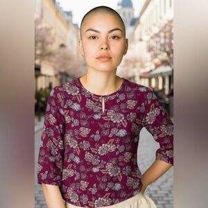 Papermoon Holden Cutout Detail Blouse.‎ NWOT